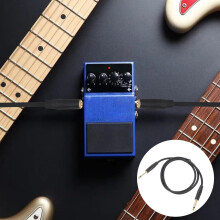 6,5 mm-es apa - 6,35 mm-es apa audiokábel gitárhoz, erős interferencia-gátló képességgel és PVC anyaggal