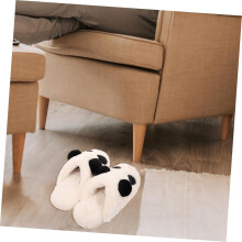 Fluffy Cartoon Women Slippers Cozy Indoor Fuzzy Plush Slippers Soft Warm Breathable Footwear f