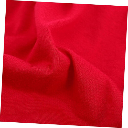 Dunne, dubbele polyester muts, modieuze gebreide muts, unisex, lichtgewicht, hardloopmuts, ademende muts, donkerrood 2