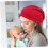 Dunne, dubbele polyester muts, modieuze gebreide muts, unisex, lichtgewicht, hardloopmuts, ademende muts, donkerrood 5