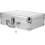 Aluminum Alloy Briefcase Sponge Inserts Extra Cushioning Secure Storage Silver Portable Tool 8