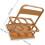 6-Bottle Folding Beer Basket Plastic Beer Bottle Carrier with Convenient Handle Design Simple Creative Style 1