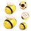 Salt and Pepper Shakers and Compact Spice Shaker Set Ceramic 2pcs with Design 3