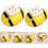 Salt and Pepper Shakers and Compact Spice Shaker Set Ceramic 2pcs with Design 8