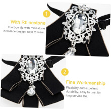 Rhinestone-sløyfe for elegant dekorasjon. Høykvalitetsmateriale, fleksibelt og slitesterkt for dressdekorasjon og