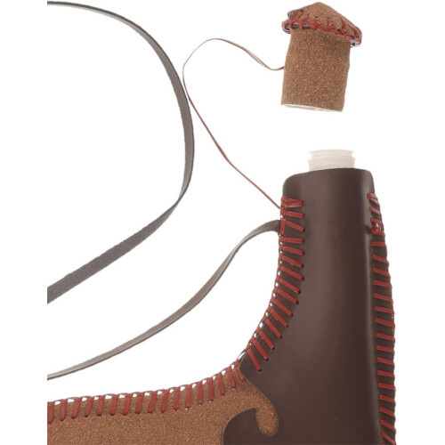 Tragbare Weintasche aus Leder, leichte Wassertasche mit Vintage-Touch