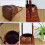 Cesto de flores de estilo chinês retro com alça, café - material plástico, design oco 5