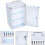 Mobile Phone Safe Wall-Mounted Slots Cell Phone Locker for Classroom School Office Secure Storage Box 8
