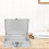 Aluminum Alloy Hard Case Makeup Bag Briefcase with Convenient Handle Protective Storage 5