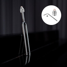 Lightweight Portable Alloy Tuning Fork Holder round Metal Base