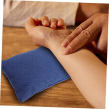 Traditionelles chinesisches Medizin-Pulskissen mit blauem, waschbarem Bezug für Nagelstudios – Kissen und Handgelenkauflage für die Maniküre