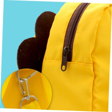 Anti-Verlust-Schulrucksack mit Cartoon-Löwenmotiv, verstellbaren Schultergurten und abnehmbarem Sicherheitsgurt