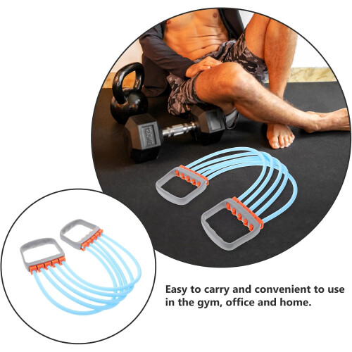 Adjustable 5-Level Chest Expander Strength Training Equipment Strong Resistance 2