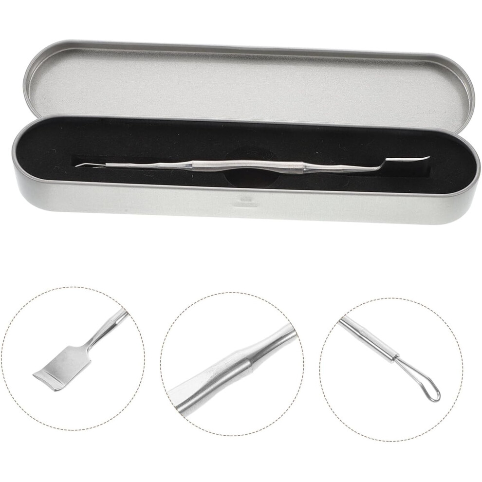 Hkhbjs Double-Head Blackhead Scraper Stainless Steel Face Scraper Tool Small Size Manual Pore Cleaner