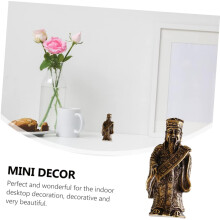 Buddha-Statue aus Messing, Dekoration im Retro-Stil im chinesischen Stil, Ornament für Reichtum