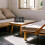 Foldable Traditional Chinese Style Wooden 4-Panel Small Folding Screen for Room Decorations 6