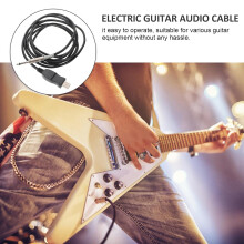 3-Meter USB Guitar Bass to USB Link Cable Electric Guitar Converter Cord Copper PVC Material