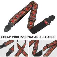 Comfortabele schouderband voor basgitaar en gitaar, 150 cm lang.