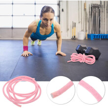 Rosa Baumwoll-Gymnastikseil für Training und Wettkampf im Kunstturnen