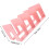 Pink Acrylic Bookend Desk Divider Multi-Function Book Holder Office Table Book Organizer 3