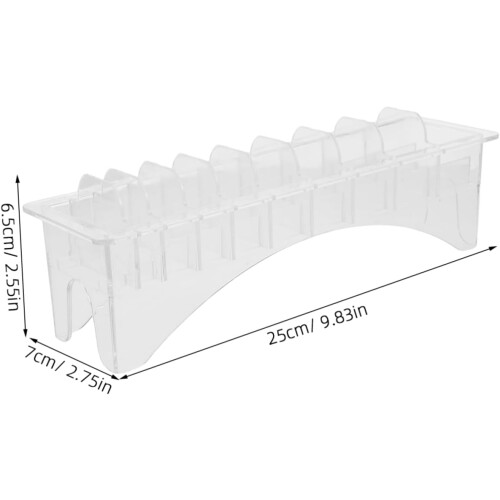 Positioning Comb Storage Box Slots for Clipper Guard Holder Barber Storage Holder 1
