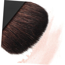 Pensulă de machiaj Blush pentru femei, pensulă compactă pentru pudră, peri moi din nailon, pudră de față portabilă