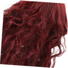 Short Curly Bob Wig with Bangs for Women Synthetic Wave Hair Cosplay Headdress Durable Heat Resistant