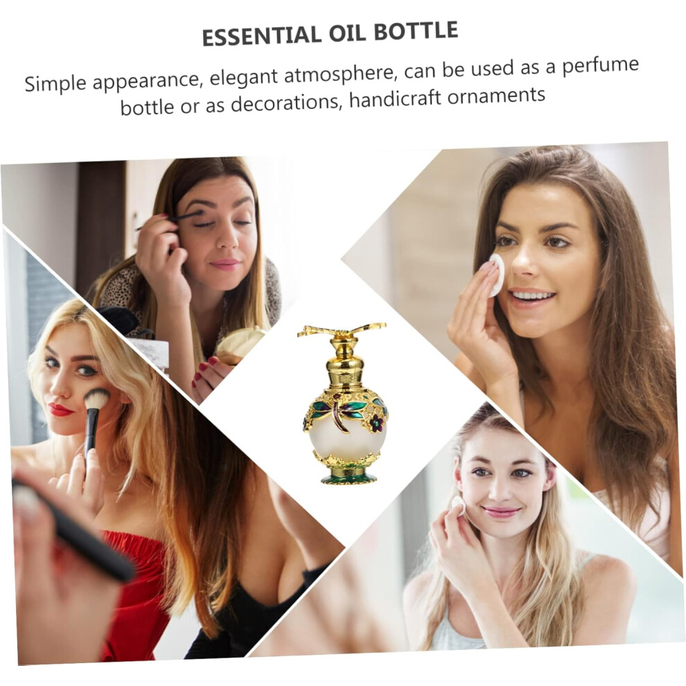 Hkhbjs Perfume Bottle Glass Aromatherapy Bottle Decoration Storage Container For Essential Oil