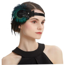 Flapper-Stirnbänder 1920er Jahre Accessoires Damen Hochzeit Bankett Party Stirnband