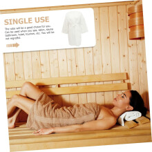 Accappatoio monouso da salone, accappatoio da donna, accappatoio da spa, gonna da bagno, forniture per salone di bellezza, bianco