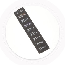 Complete accessoirekit met thermometerstrip voor temperatuurbewaking van zuurdesemstarterpotten