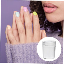 Stevige, transparante gelstempel voor nagelstempelen, een handig hulpmiddel voor het eenvoudig overbrengen van designs voor manicure en nail art.