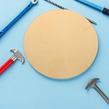 Dunne, ronde messing schijf, blanco messing plaat voor stempelen, knutselen, sieraden maken en elektrische reparatieprojecten.