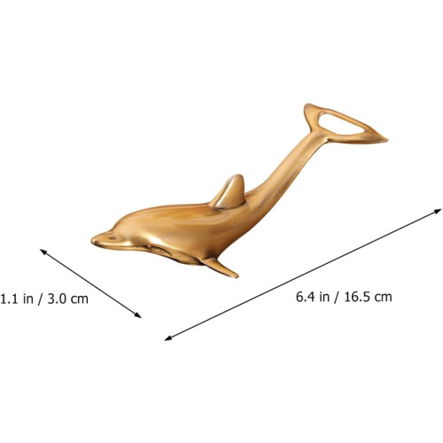 Ανοιχτήρι μπουκαλιών Golden Dolphin Shape από κράμα ψευδαργύρου για άνοιγμα ποτών