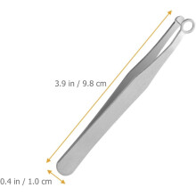 Mehrzweck-Nasenhaarpinzette und -trimmer-Set für Männer, Edelstahlkonstruktion, geeignet