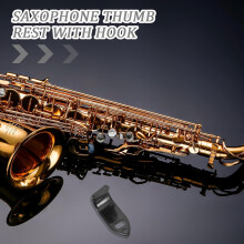 Saxophone Thumb Rest with Hook Sturdy Multi-functional Plastic Instrument Thumb Rest Replacement