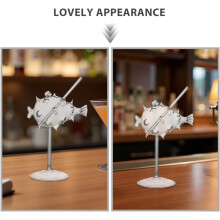 Globefish Cocktailglas aus Glas mit hohem Stiel, schönes Design, feine Verarbeitung