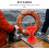 Rolo de parada de arco do reboque do barco Roda de reboque pesada do rolo de Keel marinho vermelho de 4 polegadas 3