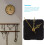 Wall Clock Accessories Mute Clock Mechanism Minimalist Style Plastic Material Stable Working Performance DIY Projects 3
