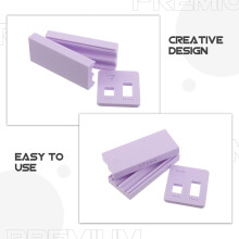 2pcs Moldes de argila de polímero Mini cerâmica artesanato molde para DIY Flower Pot Bead Rolo Ferramentas para modelagem de argila