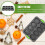 Multi-Grid silikonbrødform bakeform for brød med varmebestandig materiale og enkel utforming 4
