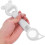 Multipurpose Opening Tool Bottle Can Opener Stable Cute Abs Iron Kitchen Gadget Effortless Cap Opener White 4