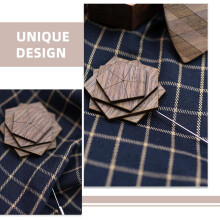 Anstecknadel mit Holzblume für Herren, dekorative Reversnadel aus Holz für Anzüge und Hochzeiten