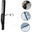 Foldable Comb for Men with Keyring and Square Mirror, Large Fine Tooth Pocket Beard Comb 4