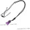 Brauthaarkamm mit Strasssteinen, elegantes florales Design, Haaraccessoire 1