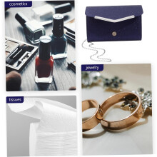 Pochette da sera da donna blu scuro con glitter, borsa a mano per matrimoni e feste.