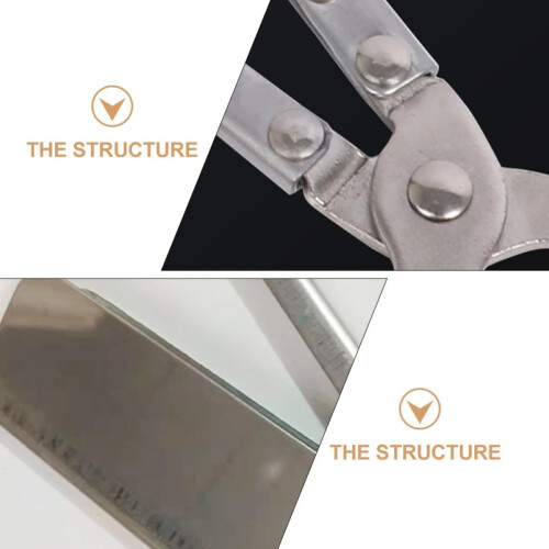 Stainless Steel Anti-slip Eel Clamp Multi-function Scissor Design Seafood Tool 2