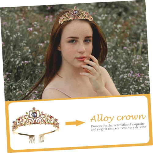 Elegant Rhinestone Bridal Headband Handmade 2