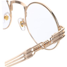 Gafas unisex con montura redonda de metal ligero, estilo steampunk y ajuste cómodo.