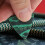 Plettro portatile e leggero verde Rammel per basso e chitarra ukulele 6